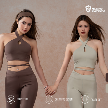 Halter-neck Sports Bra【BEB04】